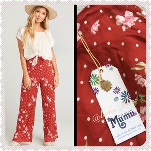 SHOW ME YOUR MUMU | Wide Leg Floral Print Pants 🆕